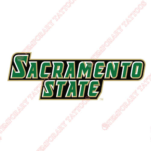 Sacramento State Hornets Customize Temporary Tattoos Stickers NO.4208